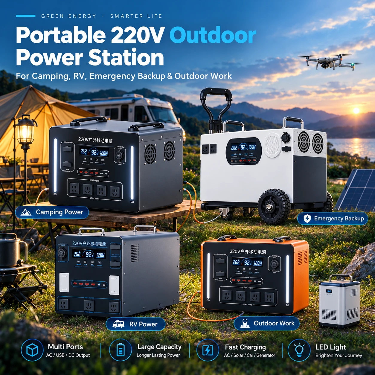 Portable power product family