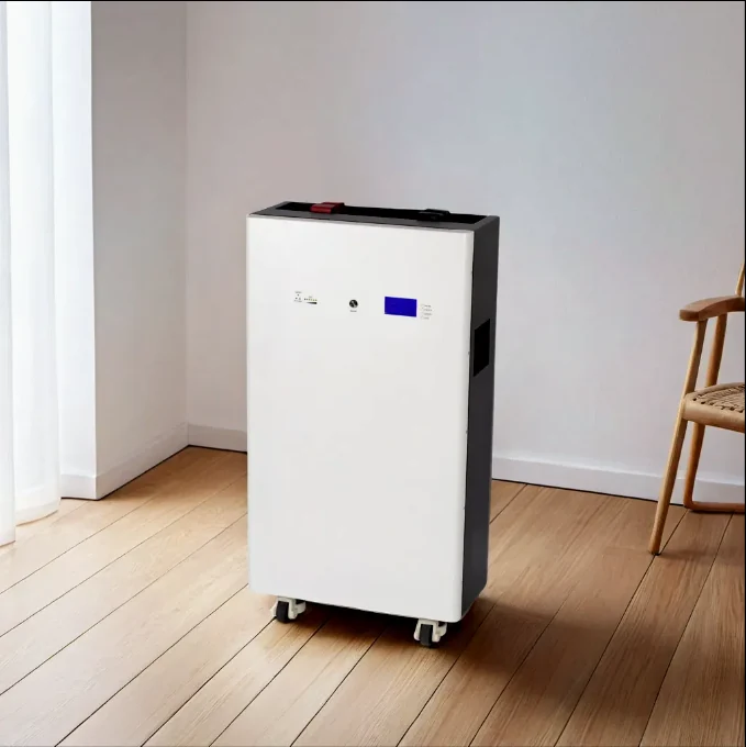 Floor-standing energy storage battery in a home